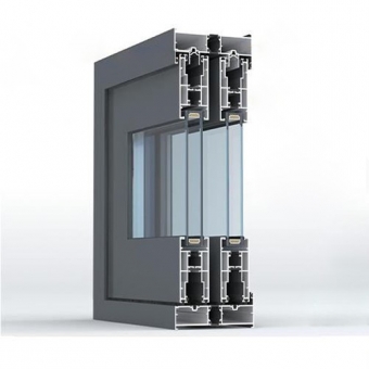 Aluminum sliding door profiles